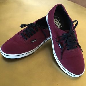 Vans Burgundy Wine Dark Red